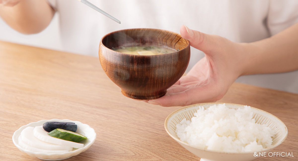 ハレとケ 山中塗り くりぬき椀