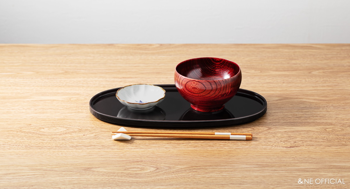 ハレとケ 山中塗り くりぬき椀