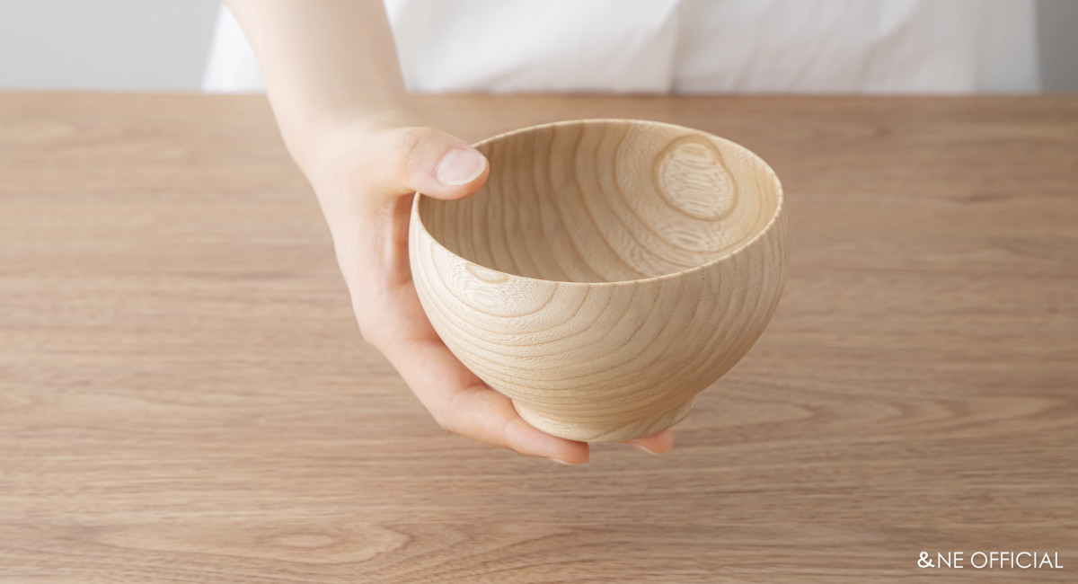 ハレとケ 山中塗り くりぬき椀