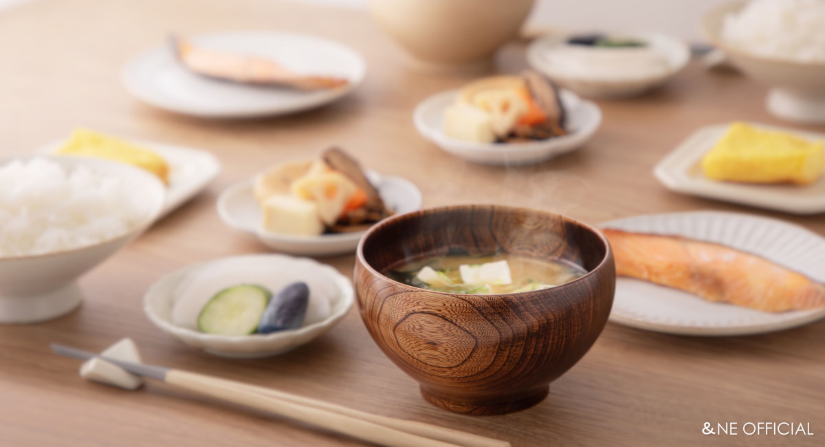 ハレとケ 山中塗り くりぬき椀