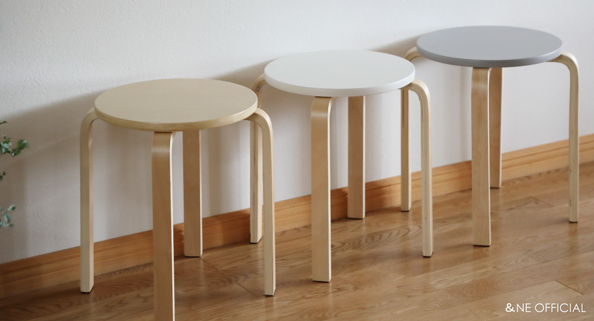 ラウンドスタッキングスツール