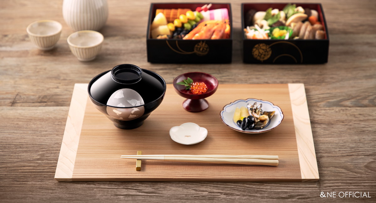 ハレとケ 若狭塗り箸 燕三条箸置き 2膳セット 木箱入り