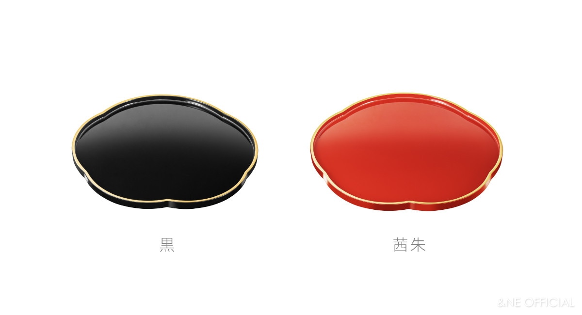 ハレとケ　越前塗り　梅おぼん