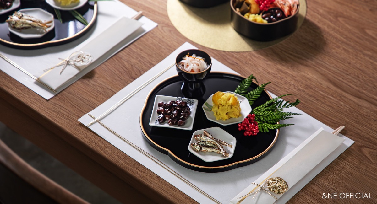 ハレとケ　越前塗り　梅おぼん