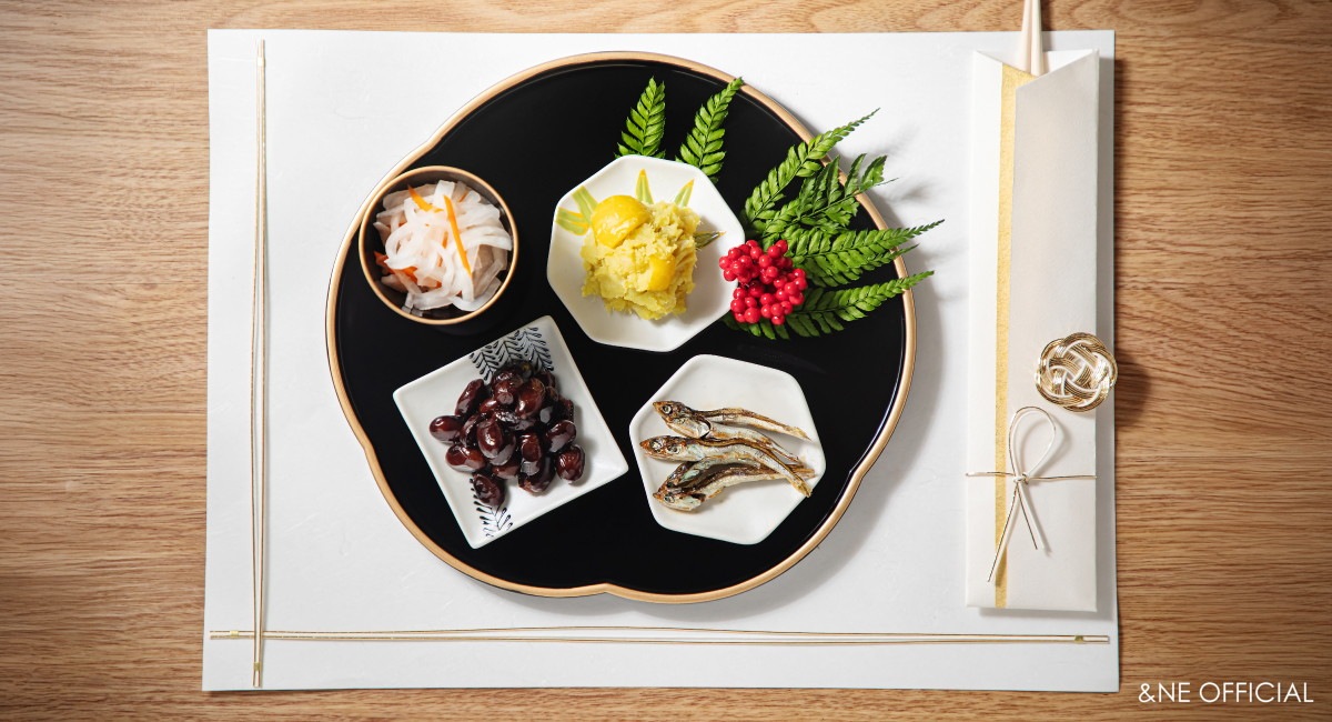 ハレとケ　越前塗り　梅おぼん