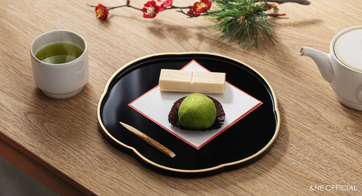 ハレとケ　越前塗り　梅おぼん