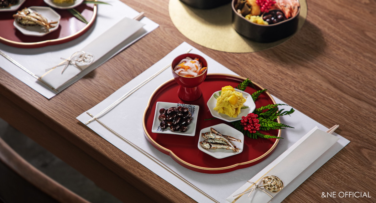 ハレとケ　越前塗り　梅おぼん