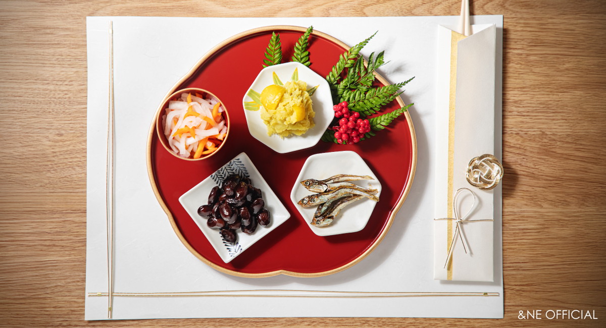 ハレとケ　越前塗り　梅おぼん