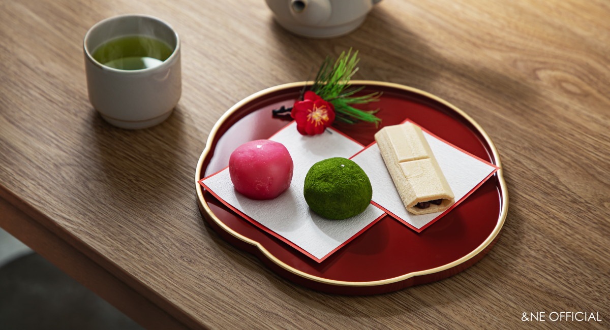 ハレとケ　越前塗り　梅おぼん