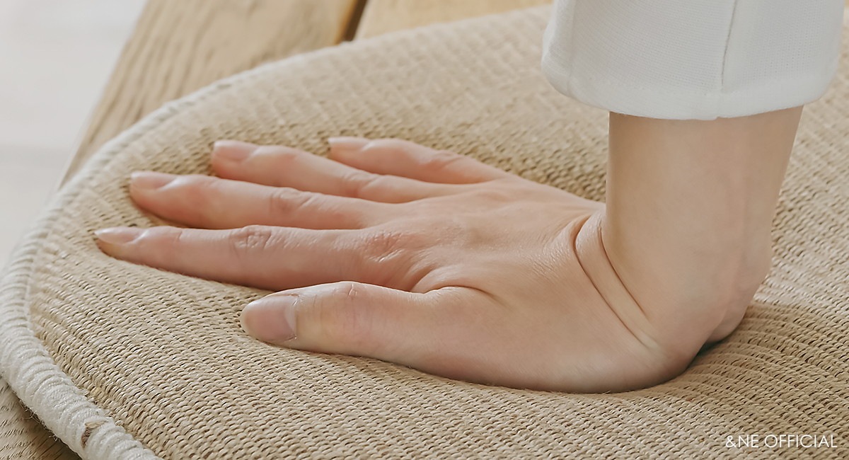 低反発ジュートチェアパッド