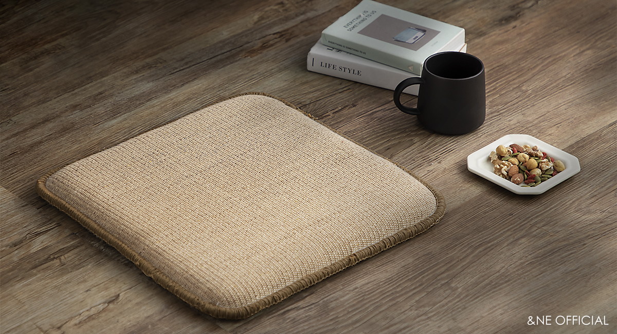 低反発ジュートチェアパッド