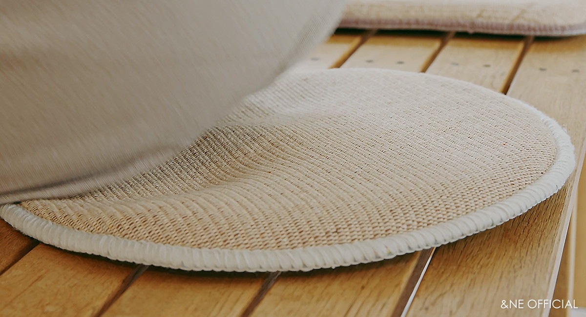 低反発ジュートチェアパッド