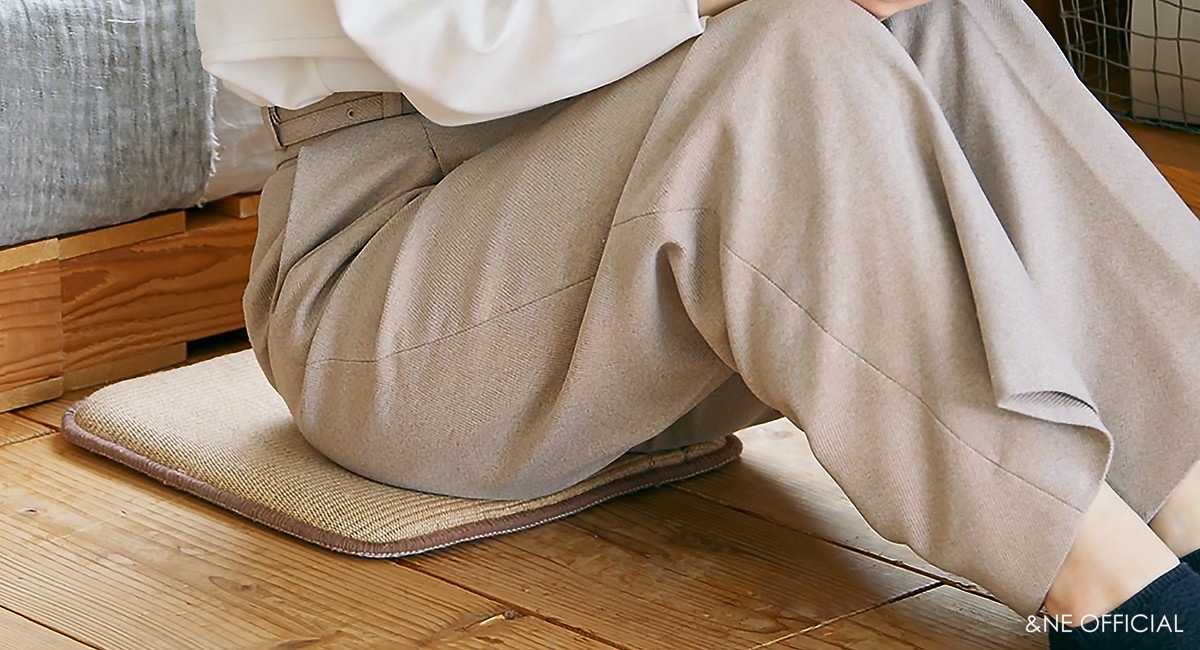 低反発ジュートチェアパッド