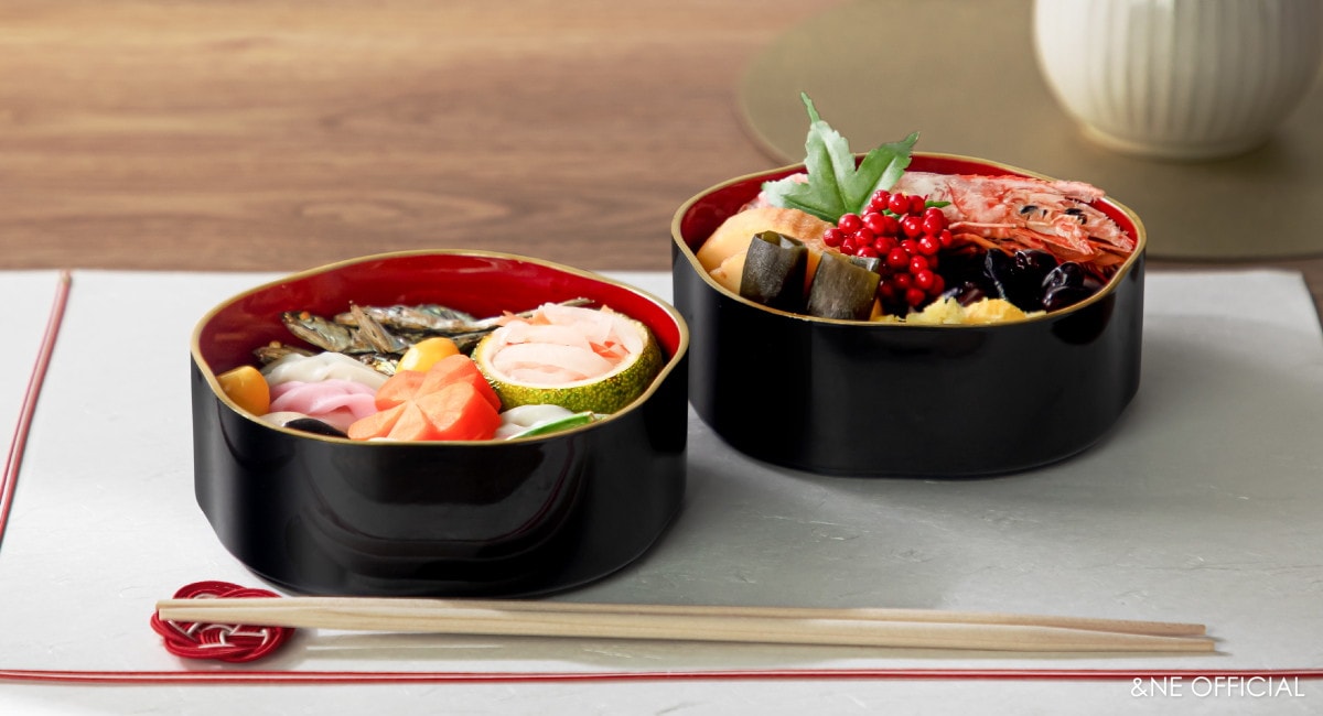 ハレとケ 山中塗り 梅お重