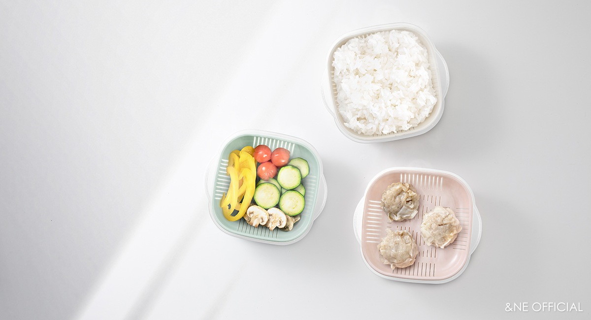 Recopo(レコポ) 冷凍ご飯をふっくら解凍 3色セット