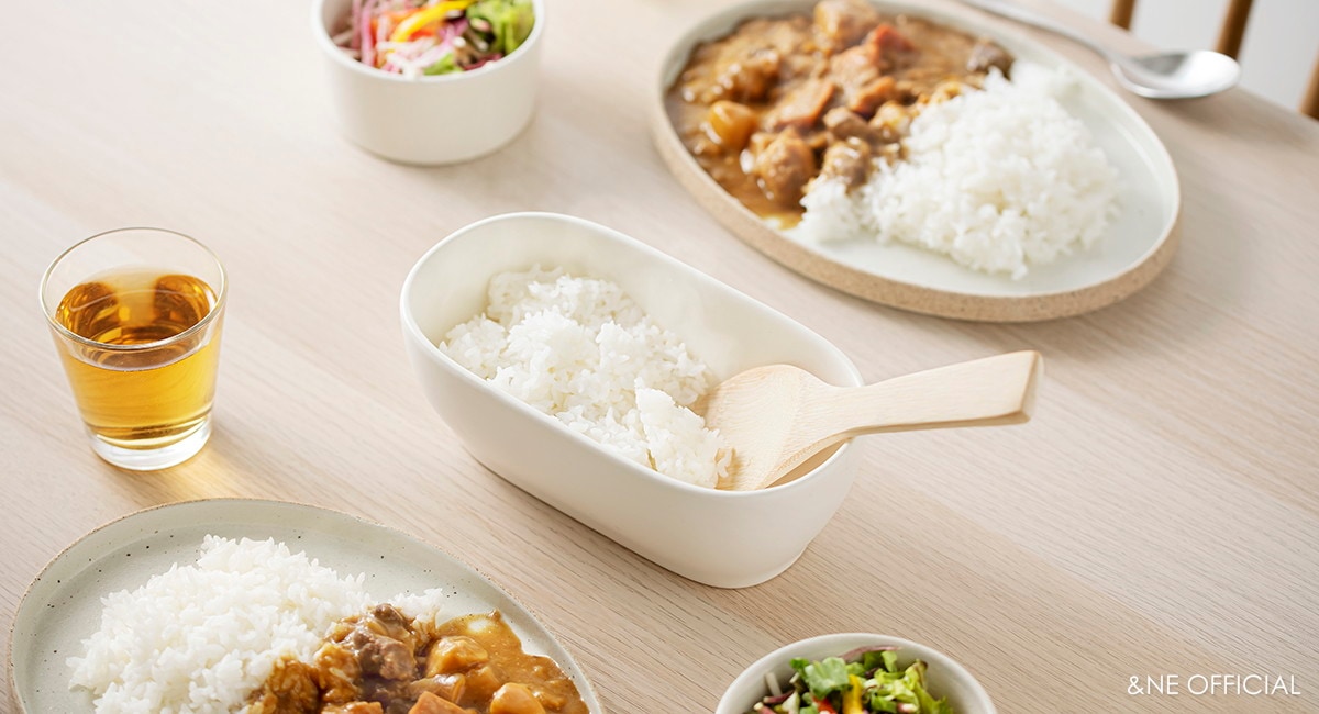 ハレとケ 萬古焼 ご飯がすくいやすいおひつ