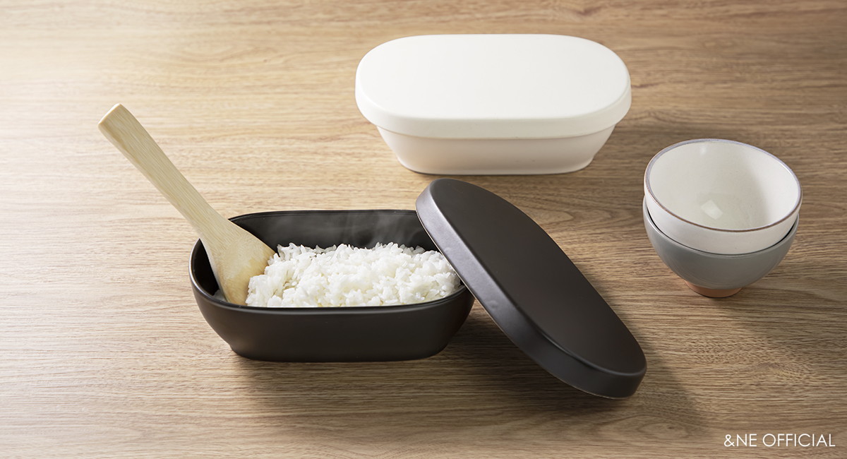 ハレとケ 萬古焼 ご飯がすくいやすいおひつ