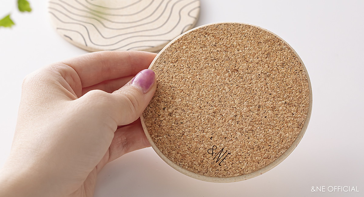 nikii 陶器珪藻土コースター