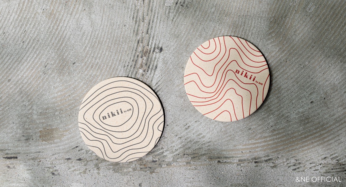 nikii 陶器珪藻土コースター