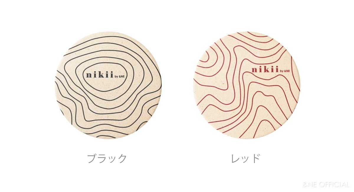 nikii 陶器珪藻土コースター
