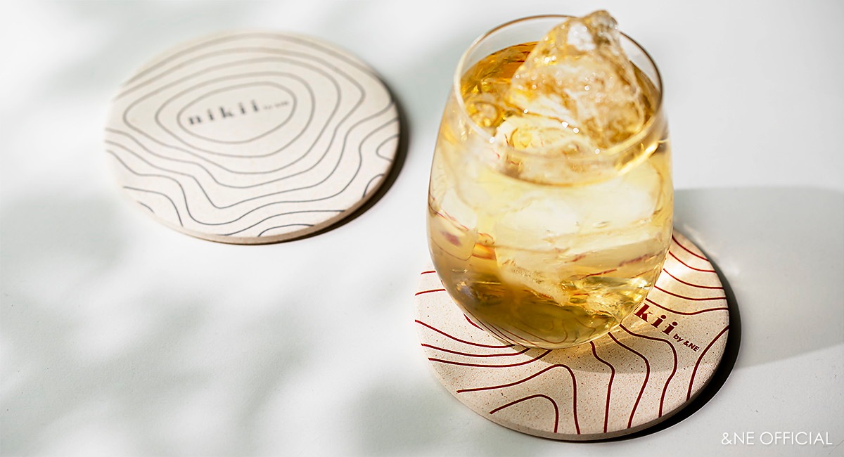 nikii 陶器珪藻土コースター