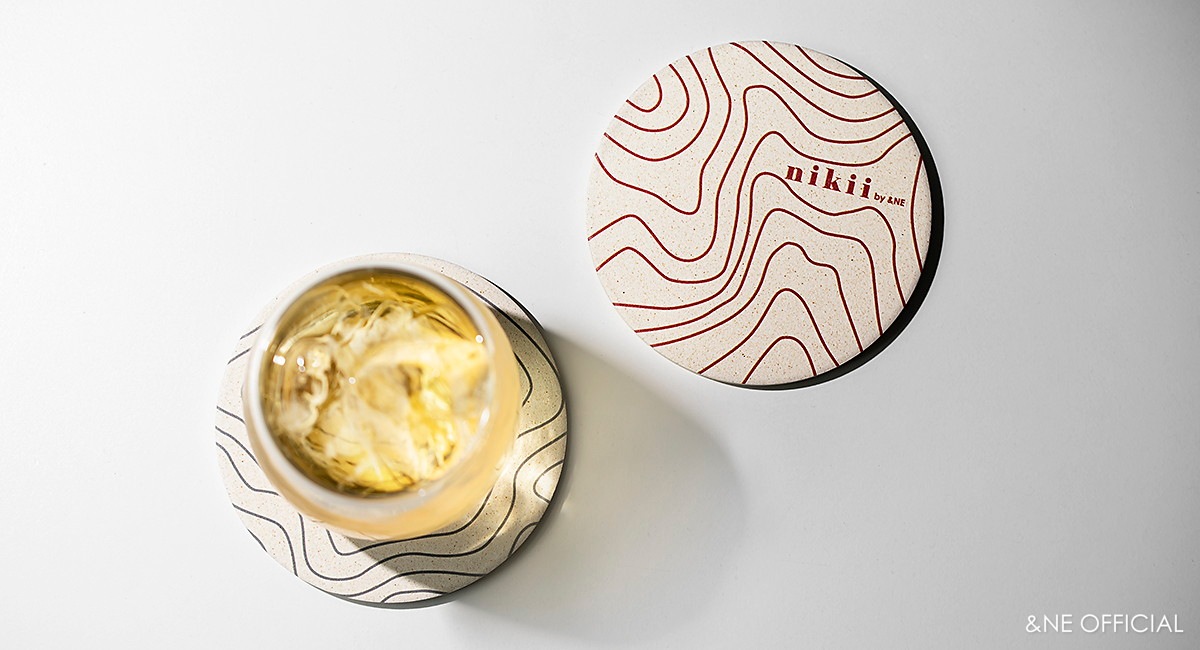 nikii 陶器珪藻土コースター