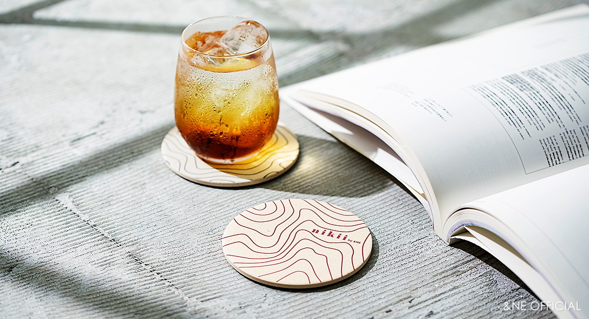 nikii 陶器珪藻土コースター