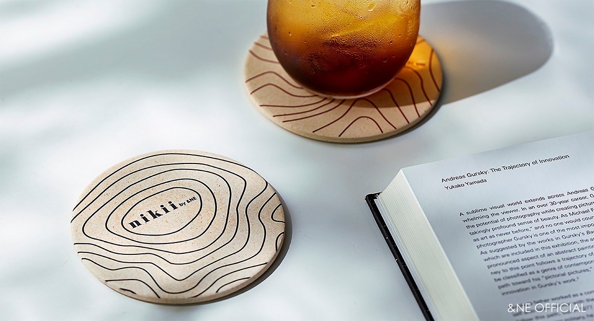 nikii 陶器珪藻土コースター