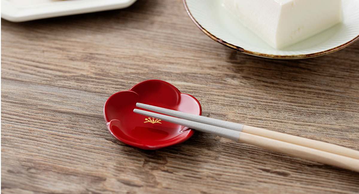 ハレとケ　越前塗り 小梅 豆豆皿