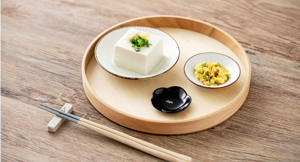 ハレとケ　越前塗り 小梅 豆豆皿