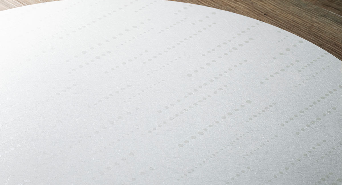 ハレとケ　美濃和紙 半月お膳敷紙