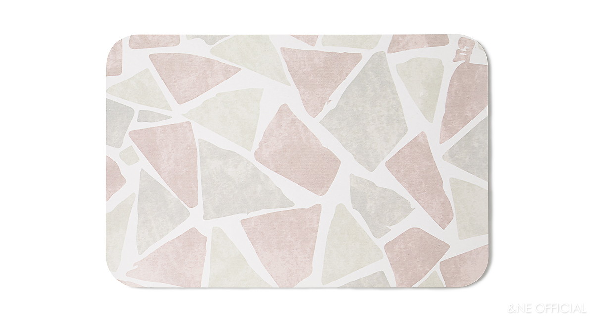 ラバストーンプリントバスマット