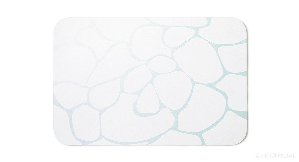 ラバストーンプリントバスマット