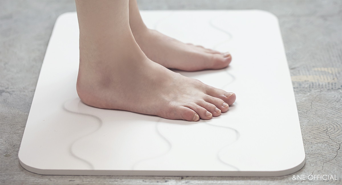 ラバストーンプリントバスマット