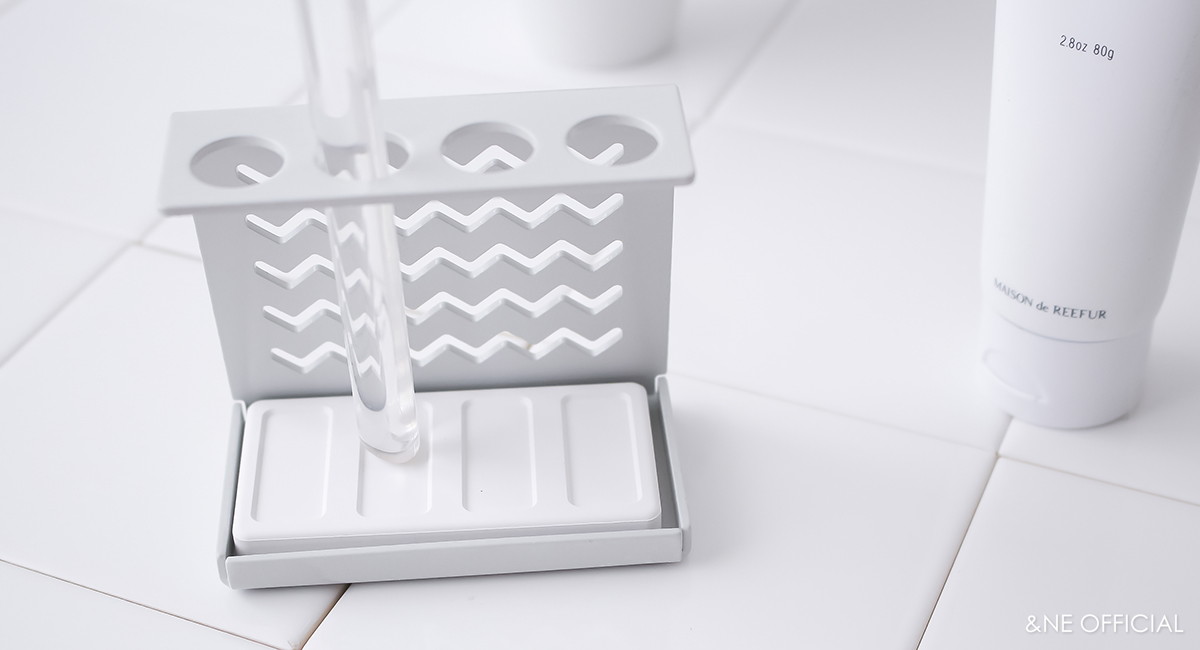 珪藻土スチール歯ブラシスタンド