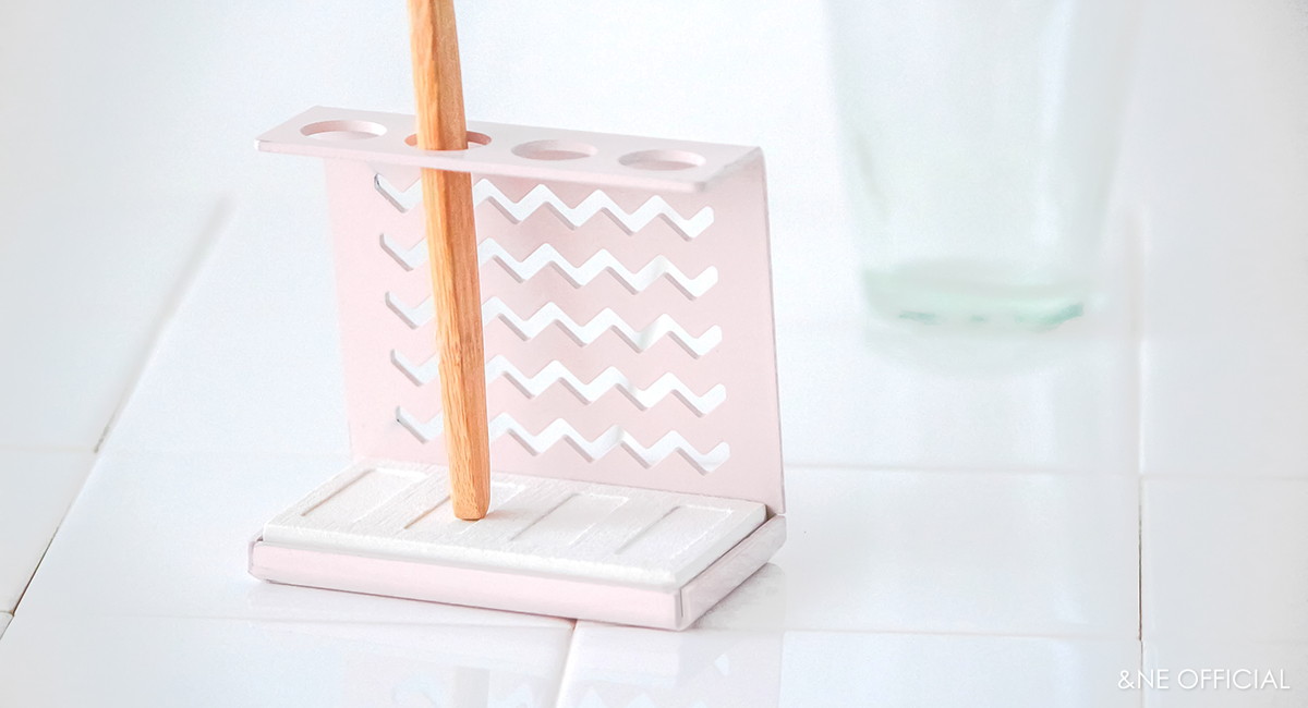 珪藻土スチール歯ブラシスタンド