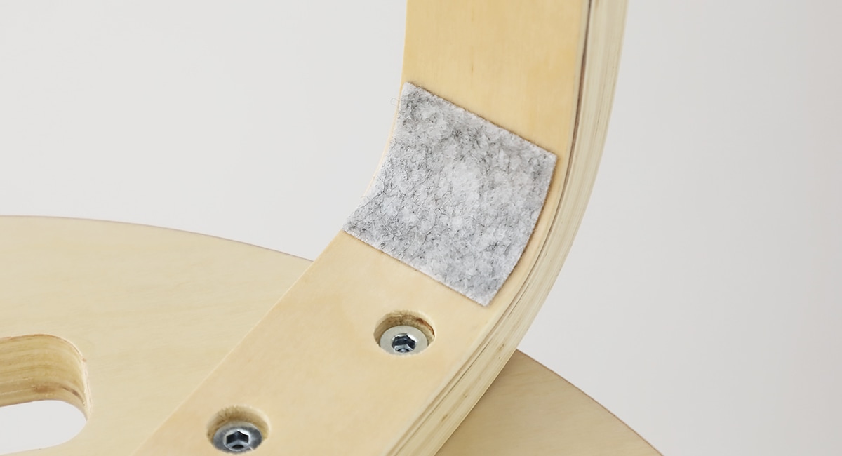 ラウンドスタッキングスツール ハンドル付き