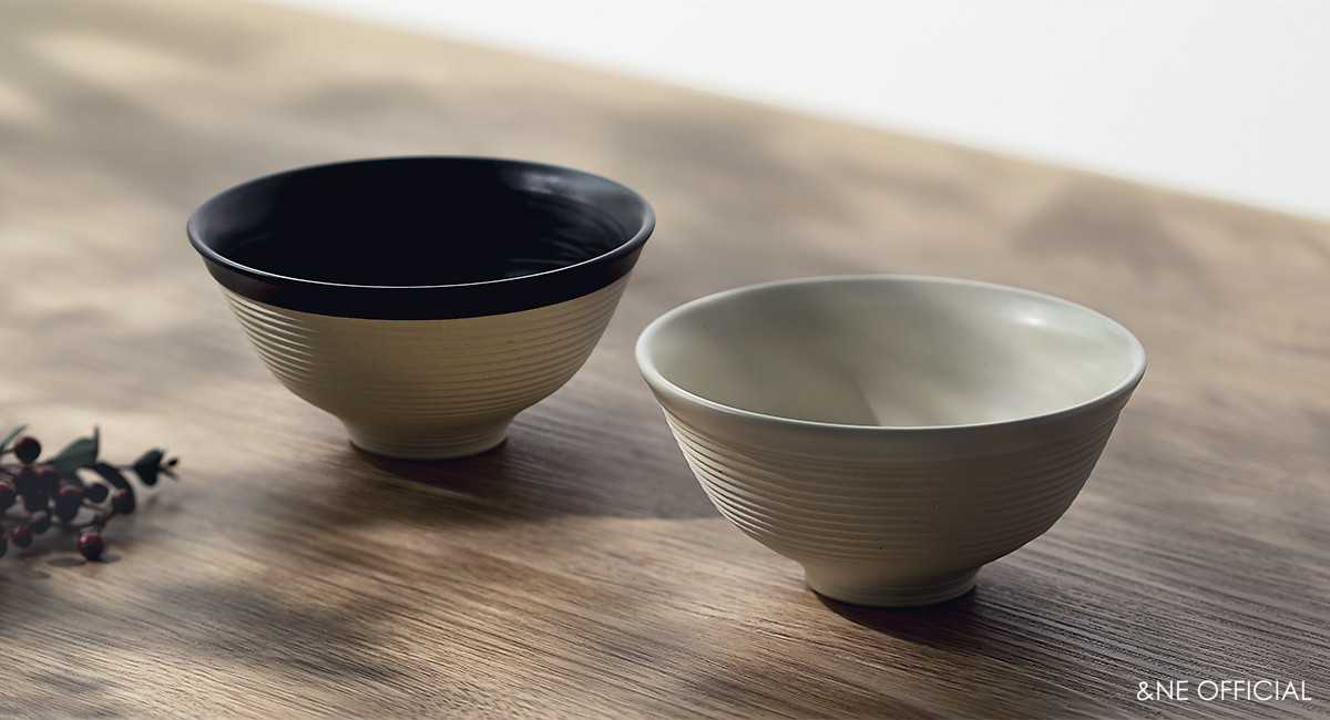 屋島焼　楽茶碗　箱なし　M882 ハレとケ 美濃焼 千段お茶碗 | 色で探す,WH | &NE official