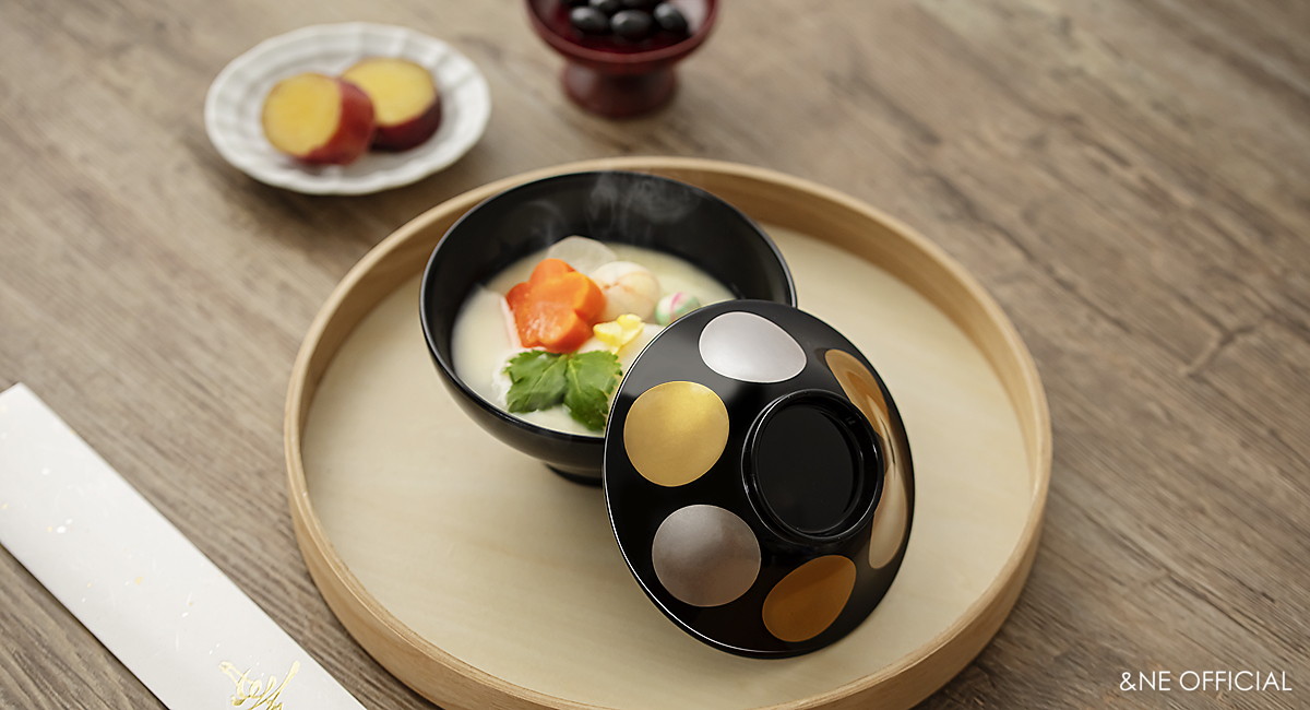 ハレとケ 越前塗り 富士型 汁椀