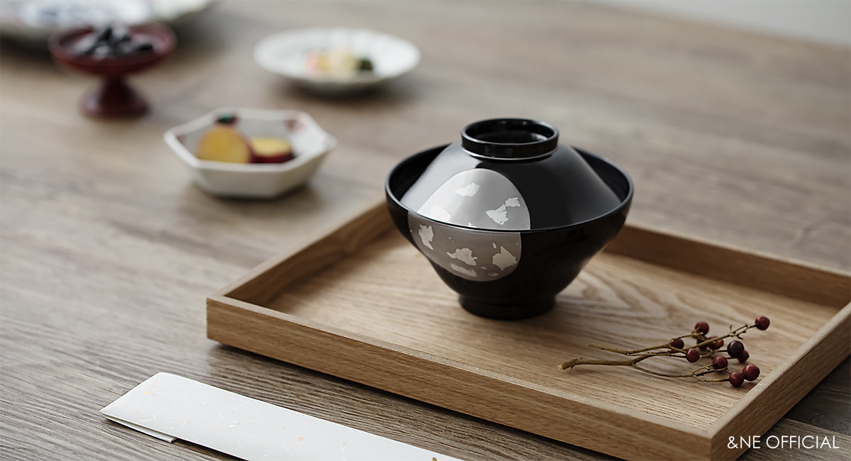 ハレとケ 越前塗り 富士型 汁椀