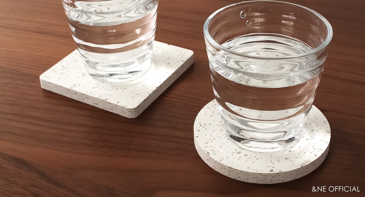 珪藻土コースター マル mikage