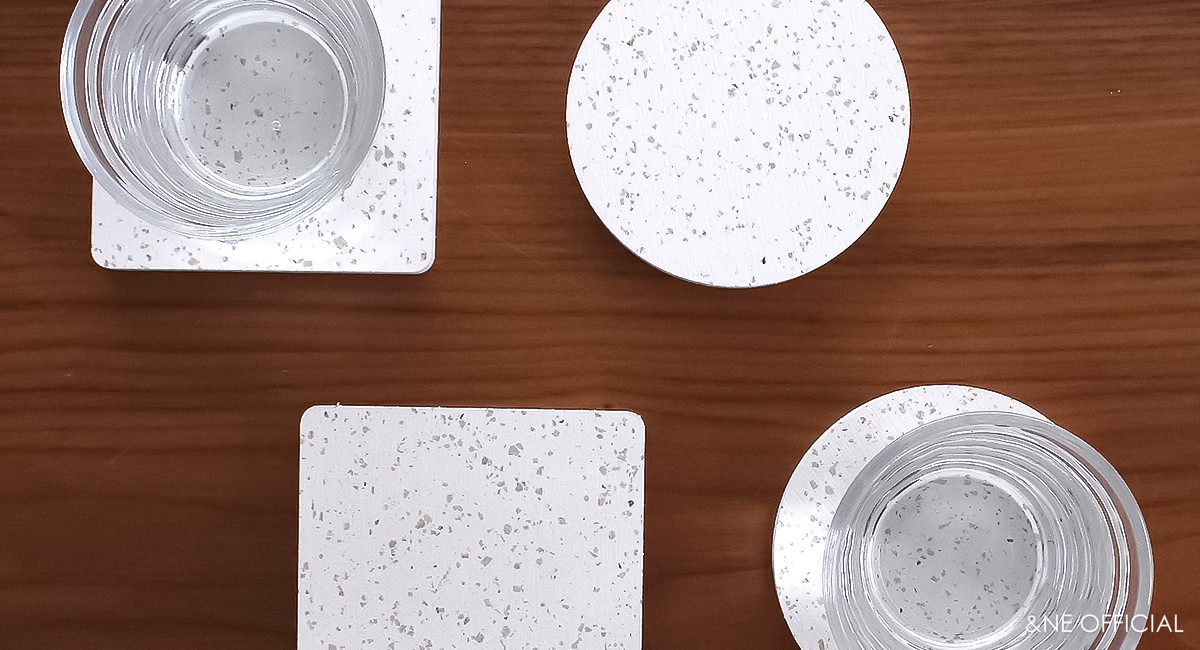 珪藻土コースター マル mikage