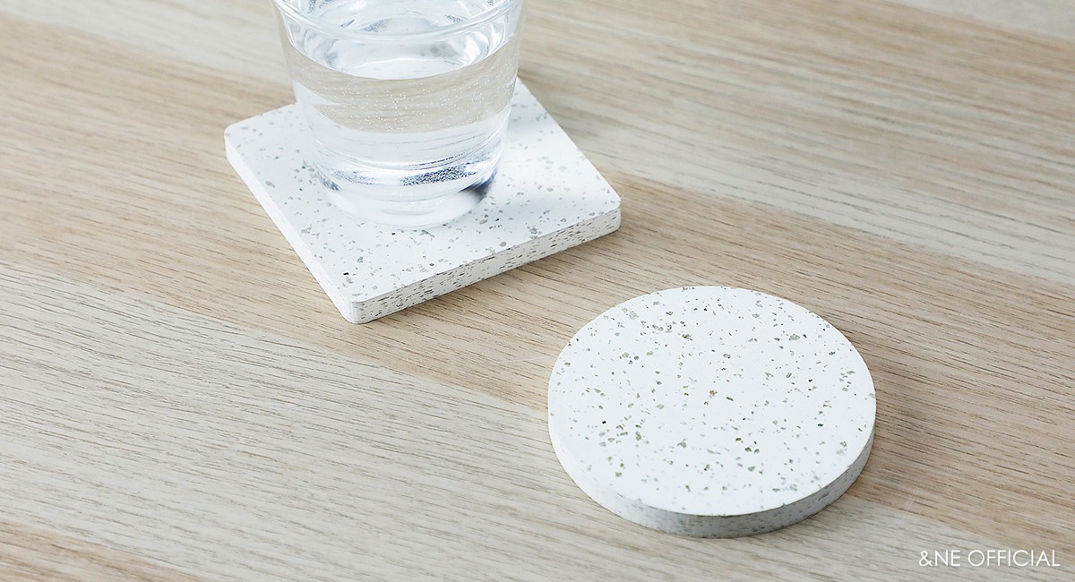 珪藻土コースター マル mikage