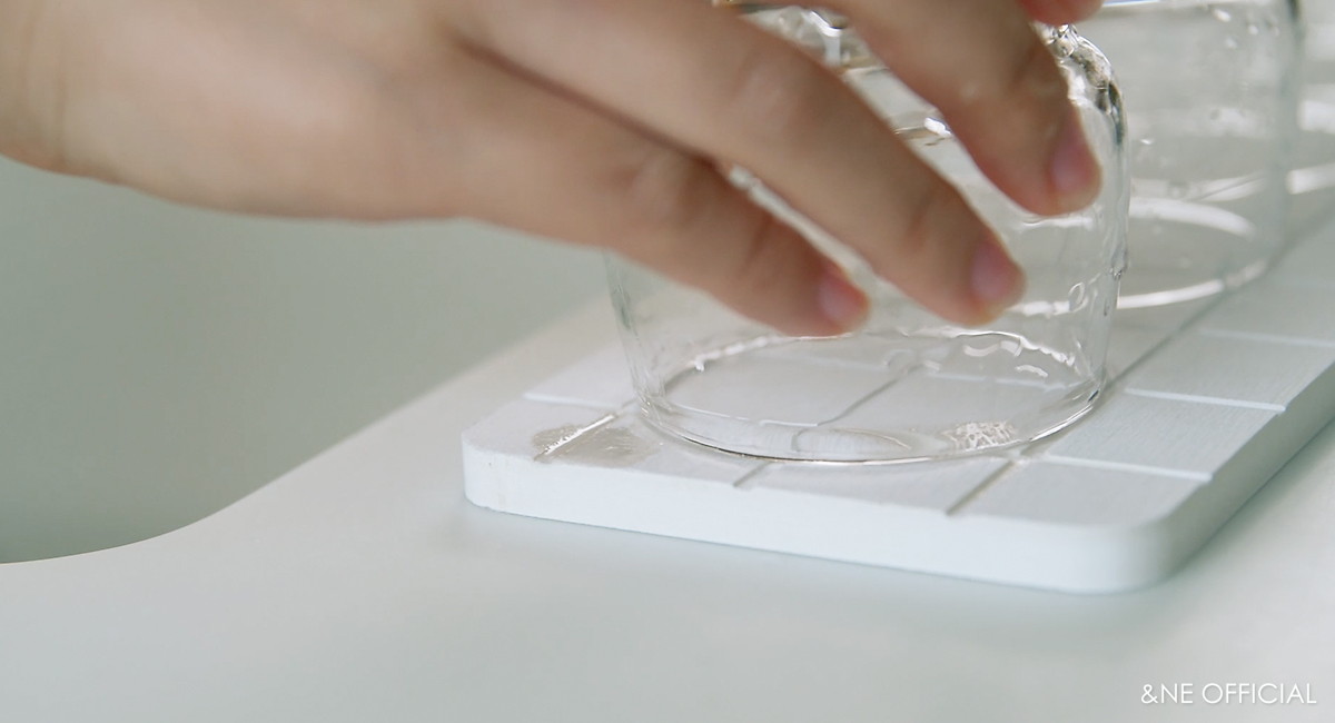 珪藻土5グラスドライトレイ