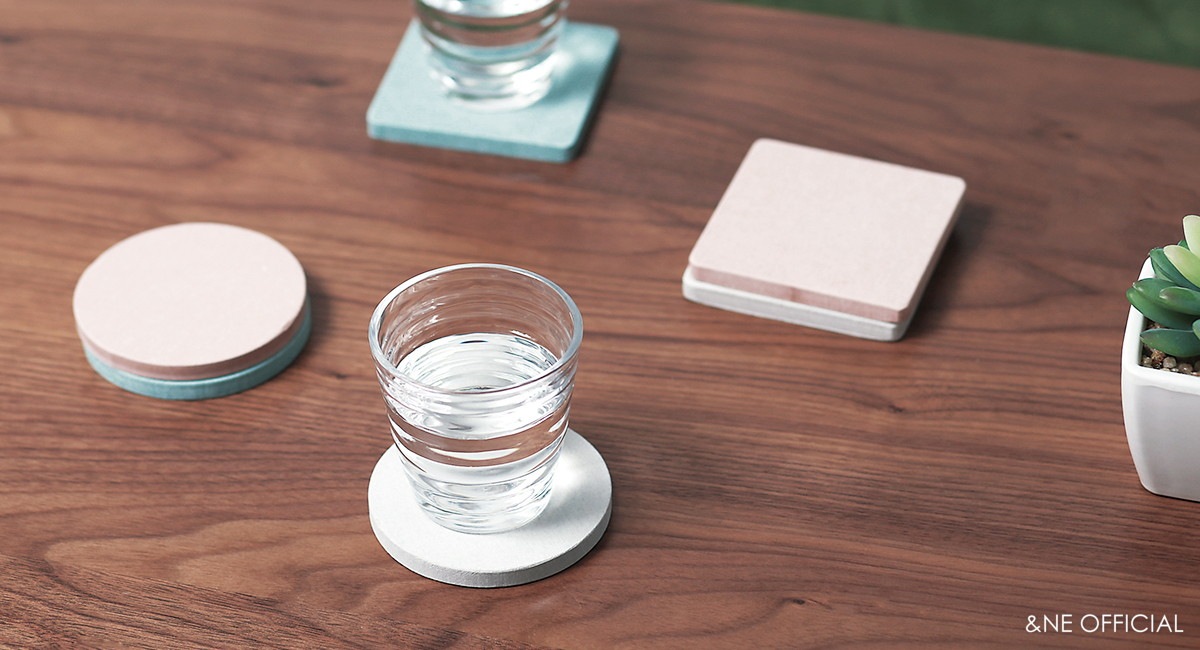 珪藻土コースター マル