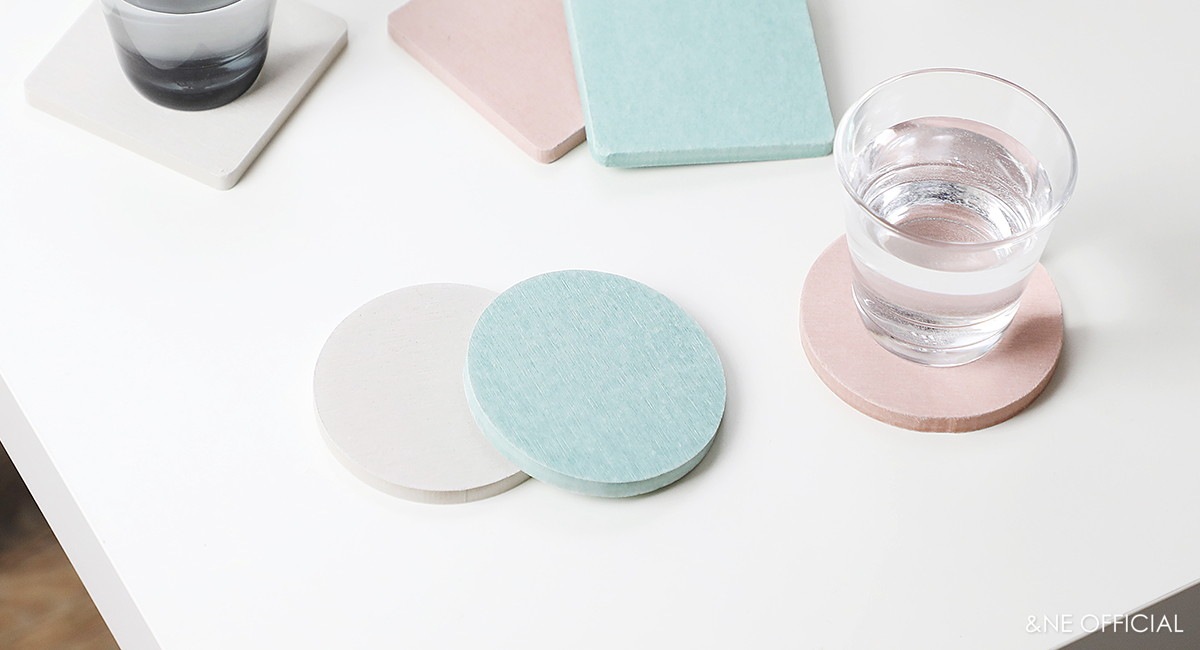 珪藻土コースター マル