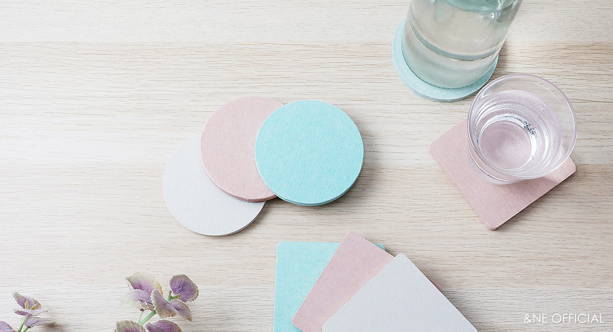 珪藻土コースター マル