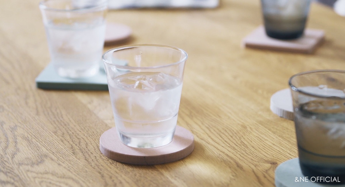 珪藻土コースター マル