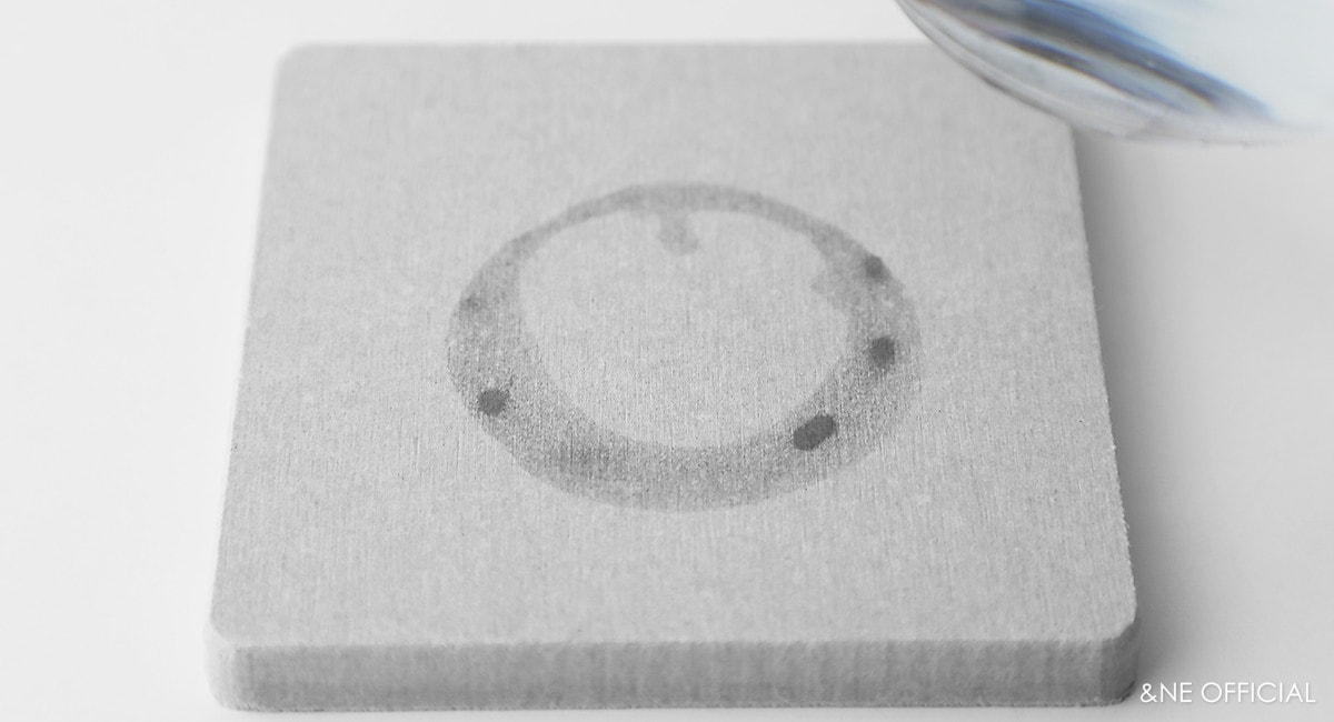 珪藻土コースター シカク