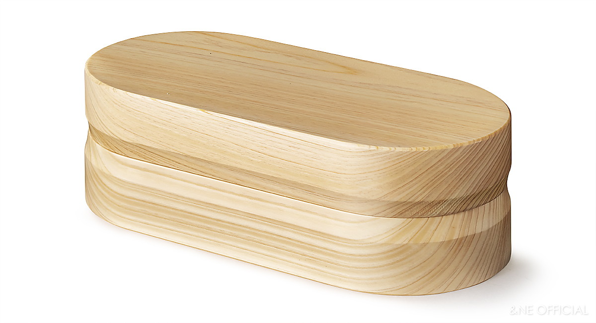 ハレとケ 紀州ひのき弁当箱 丸